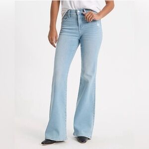 Express Light Blue Flare Jeans